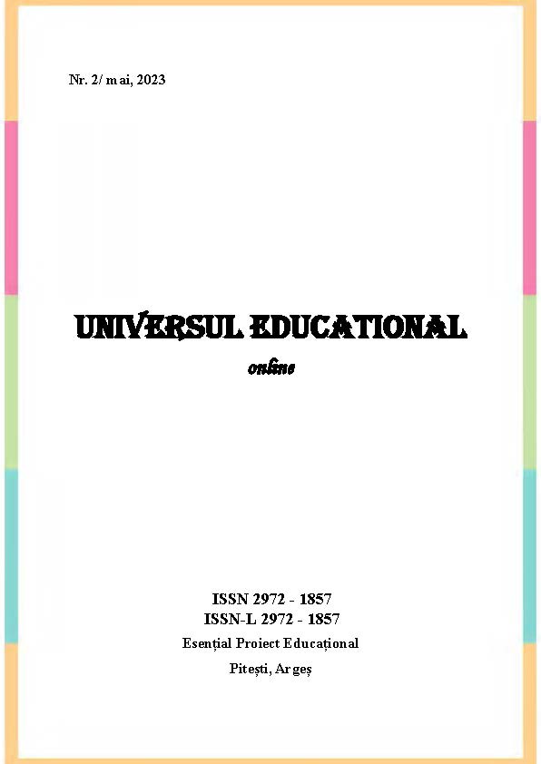 Revista Online - Universul Educational, online, Nr. 2, mai, 2023